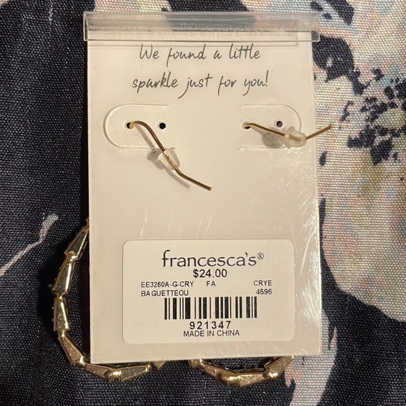 Francesca’s cubic zirconia dangle earrings - Picture 2 of 2